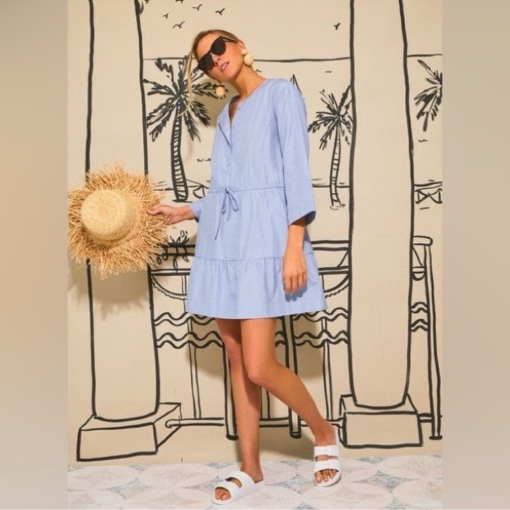 Tuckernuck Pomander Place Chambray Lucy Dress size S - Picture 3 of 11